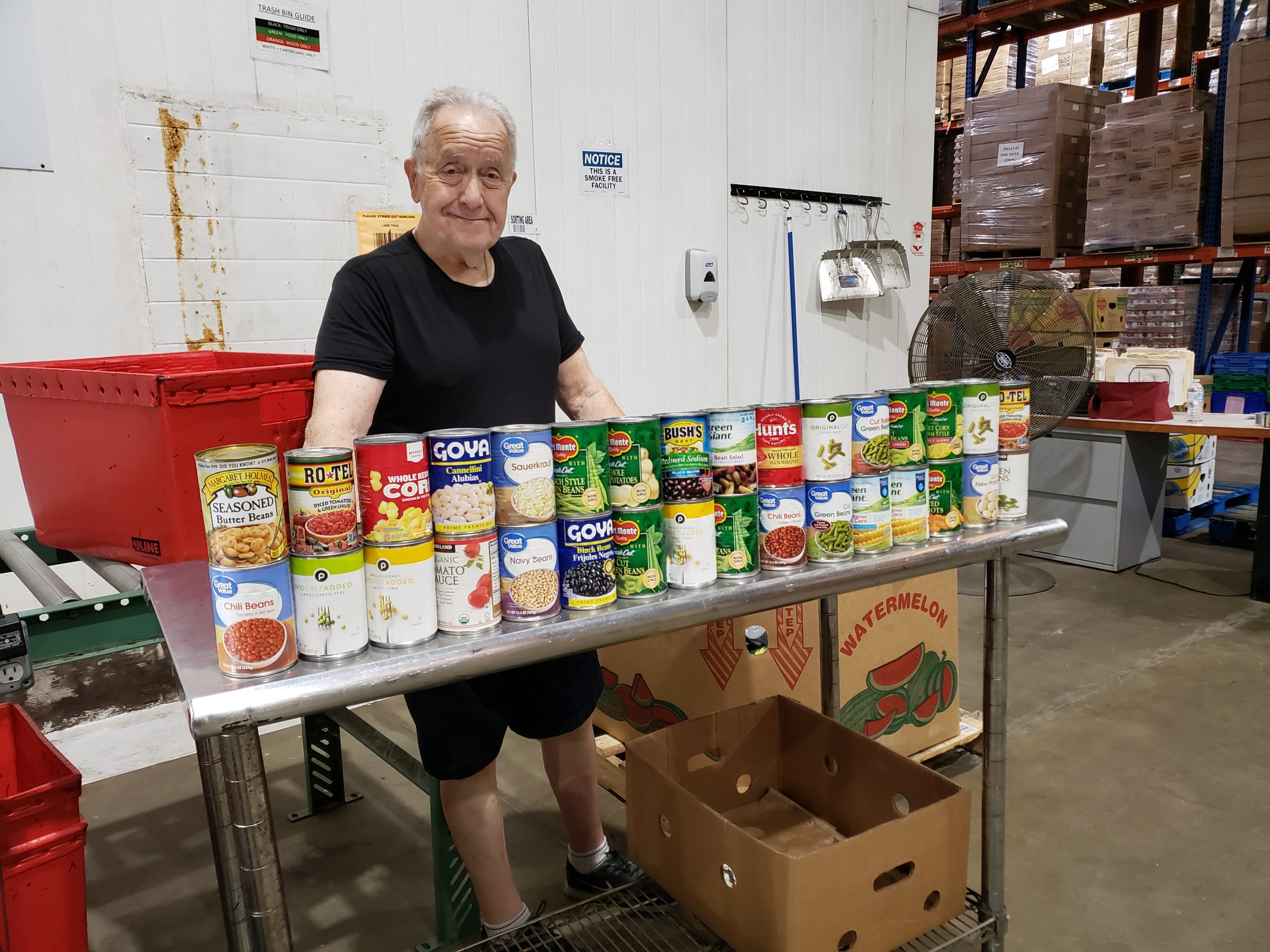 VOLUNTEER – John Martin is a legacy volunteer at Second Harvest who donates more than 1,000 hours per year.