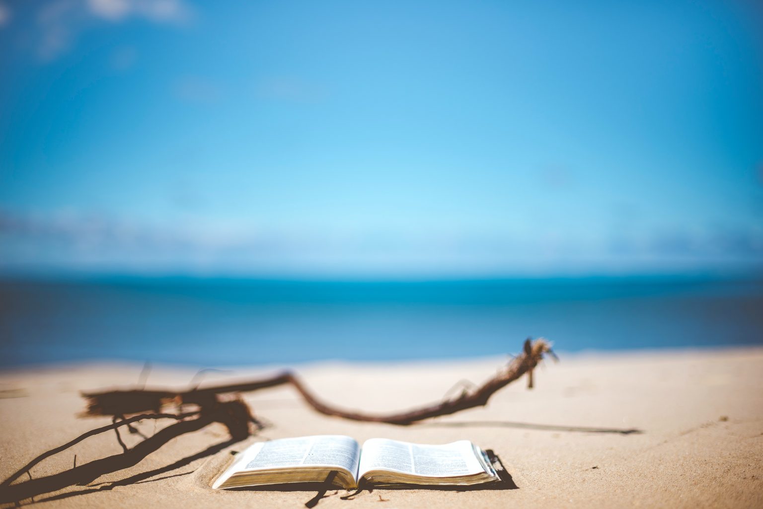 Scriptures on the beach